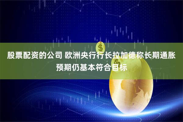 股票配资的公司 欧洲央行行长拉加德称长期通胀预期仍基本符合目标